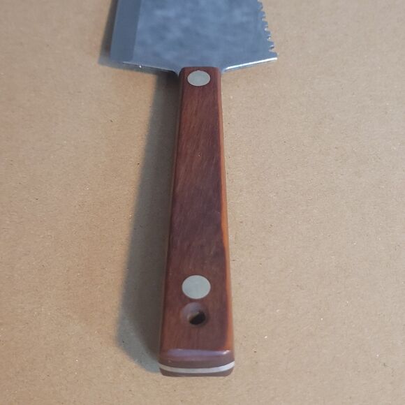Vintage Robeson Stainless USA 10" Meat Cleaver Tenderizer Full Tang 4.5" Blade - Picture 8 of 10